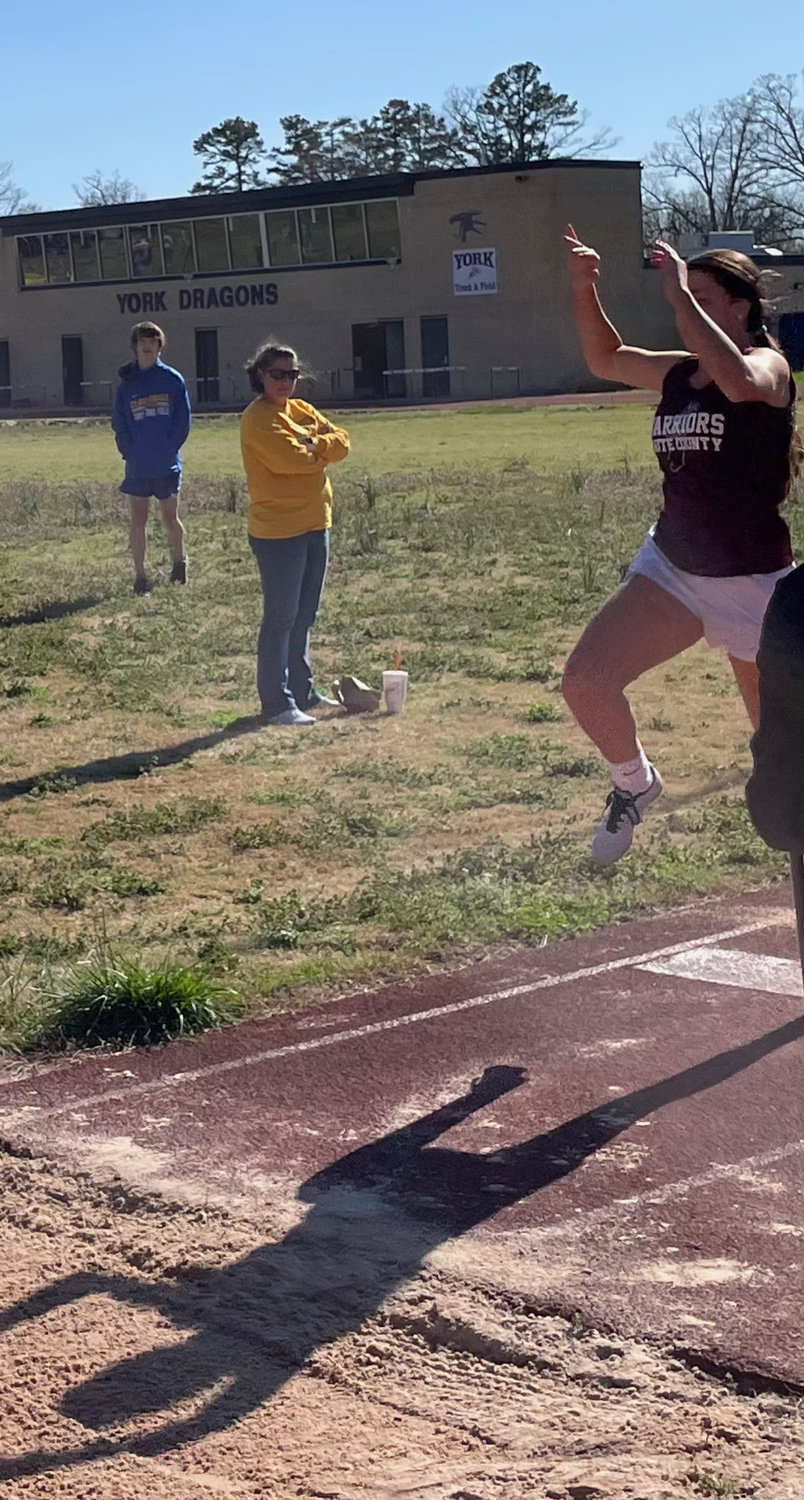 Callianna Griggs' long jump